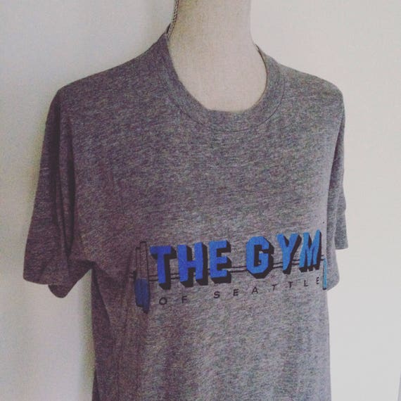 Vintage The Gym of Seattle Washington 80s Tri Ble… - image 3