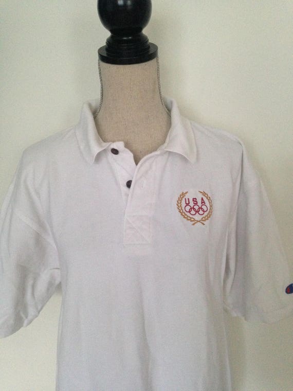 Vintage Olympic USA Polo Shirt - image 1