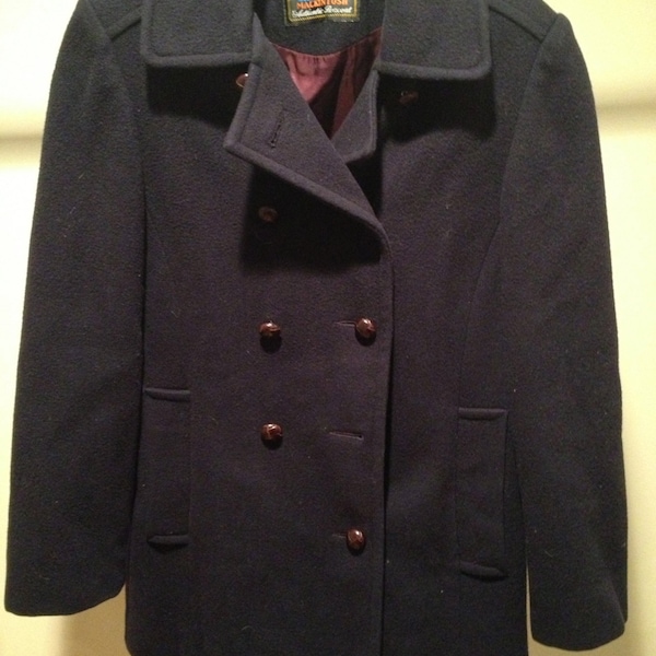 Vintage Mackintosh 80s Pea Coat