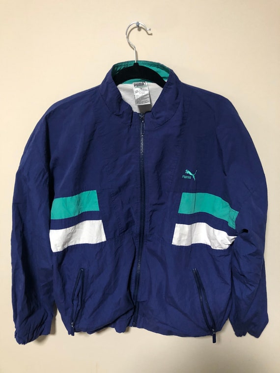 Vintage Puma 90s Lined Windbreaker Jacket