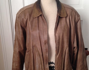 Vintage Reed Sportswear Leather Jacket