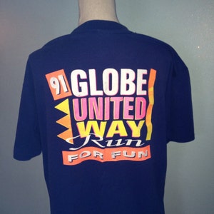 Vintage Boston Globe/United Way Tshirt 1991