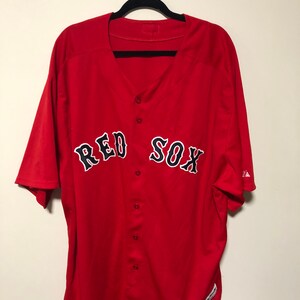 Vintage Vintage red sox baseball majestic shirt - Gem