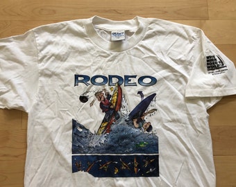 Vintage Whitewater Rafting World Rodeo Championship Canada 1997 Tshirt