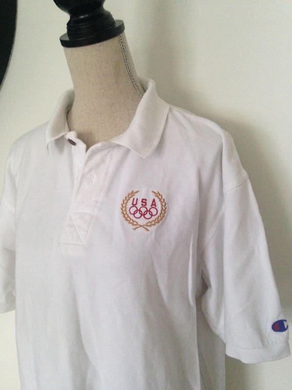 Vintage Olympic USA Polo Shirt - image 2