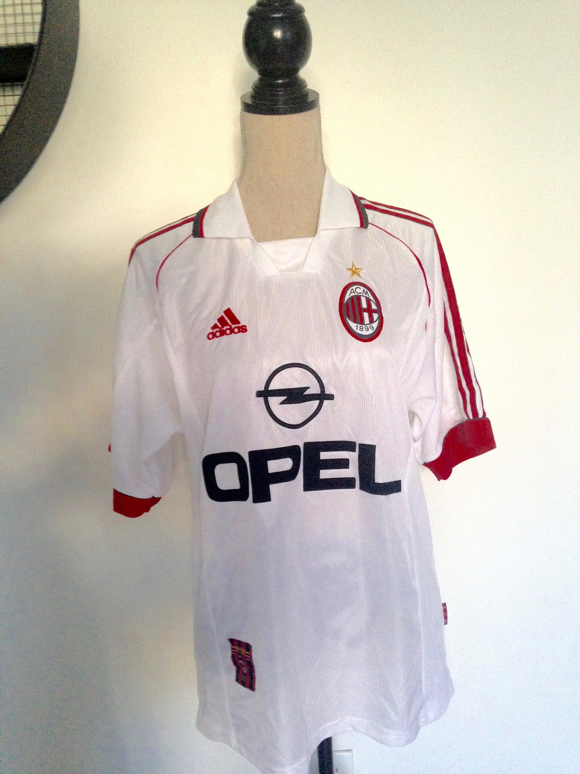 Vintage Adidas AC Milan OPEL Soccer/football Jersey Etsy