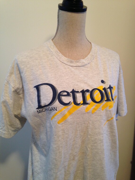 Vintage Detroit Michigan University mid-90s Tshirt - image 4