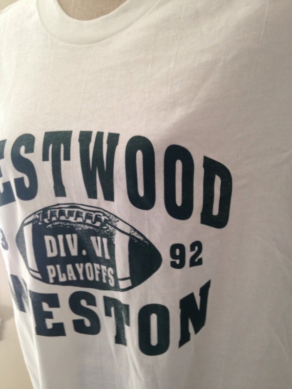 Vintage Westwood Weston Massachusetts 90s Footbal… - image 3