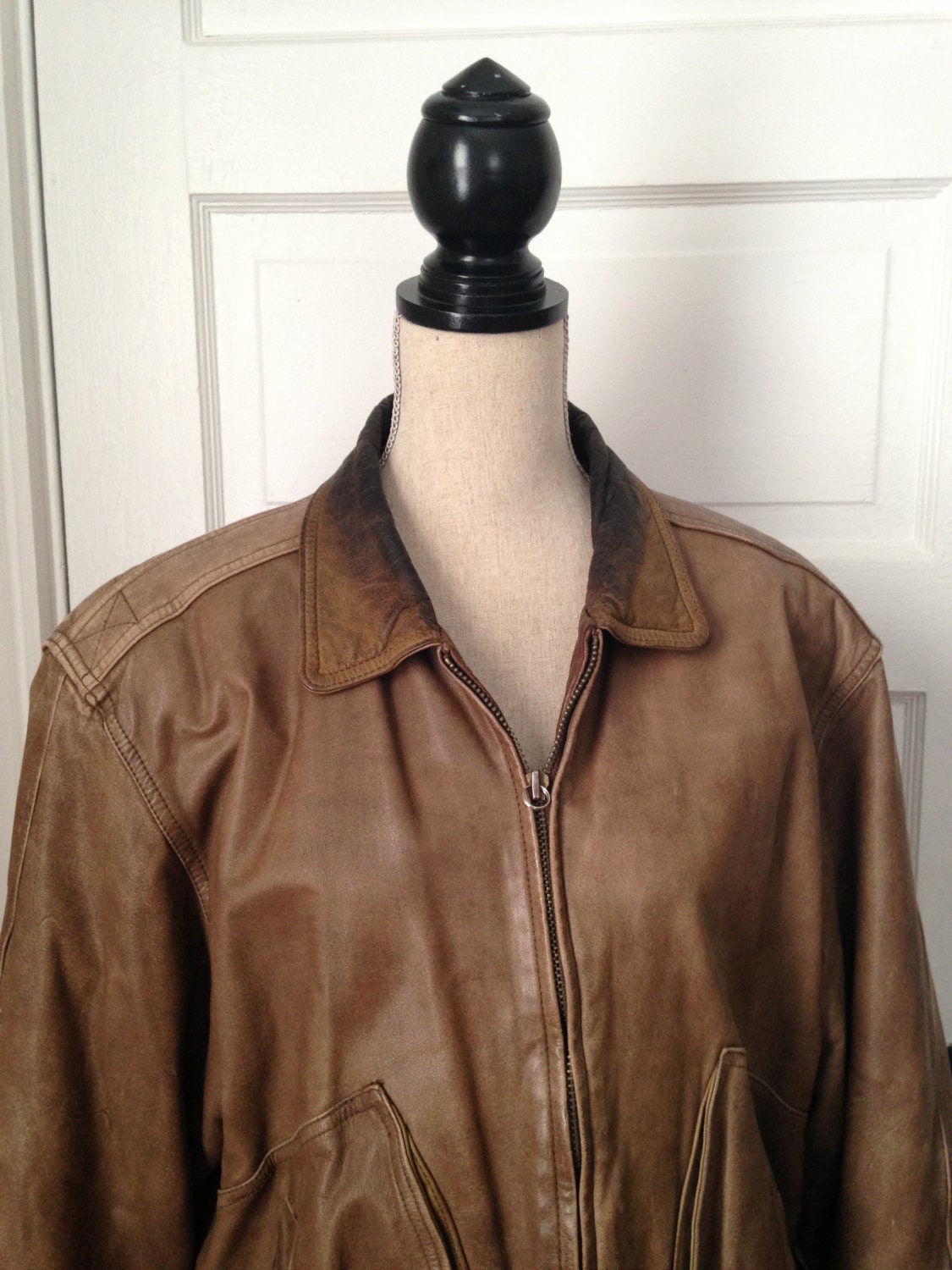 Vintage Reed Sportswear Leather Jacket Etsy Singapore
