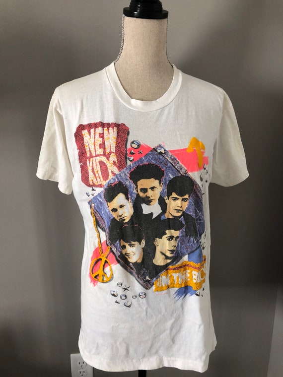 Vintage New Kids on the Block 1990 Tshirt - Etsy