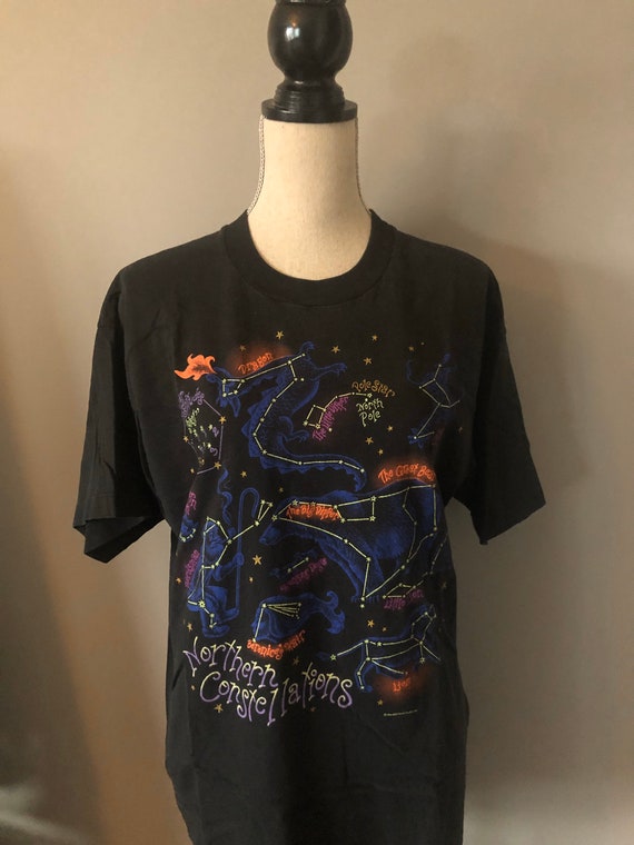 Vintage Constellation Stars Planets 1995 Tshirt