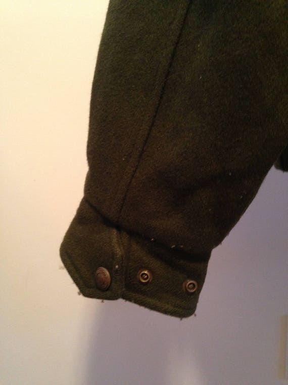 Vintage Woolrich Men's Green Wool Hunting Jacket - image 7