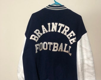 Vintage Braintree High School (MA) Football Letterman Jacket