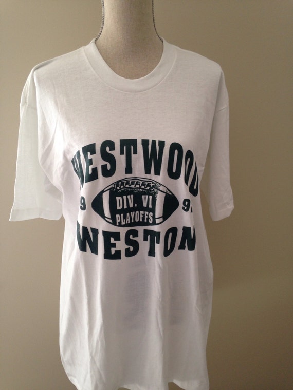 Vintage Westwood Weston Massachusetts 90s Football