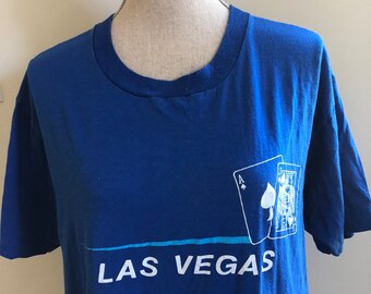 Vintage Las Vegas Poker 80er Jahre Tshirt