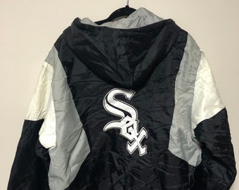 90s White Sox Jacket | Etsy