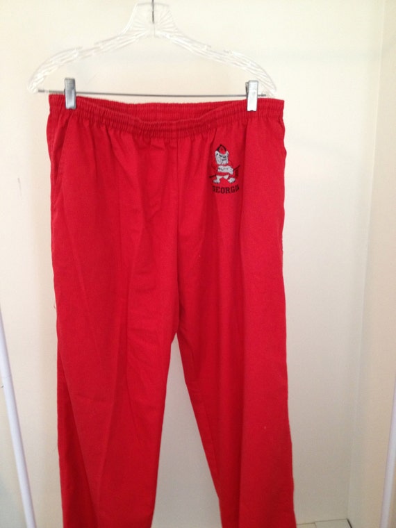 Vintage Georgia University Red Pants - image 4