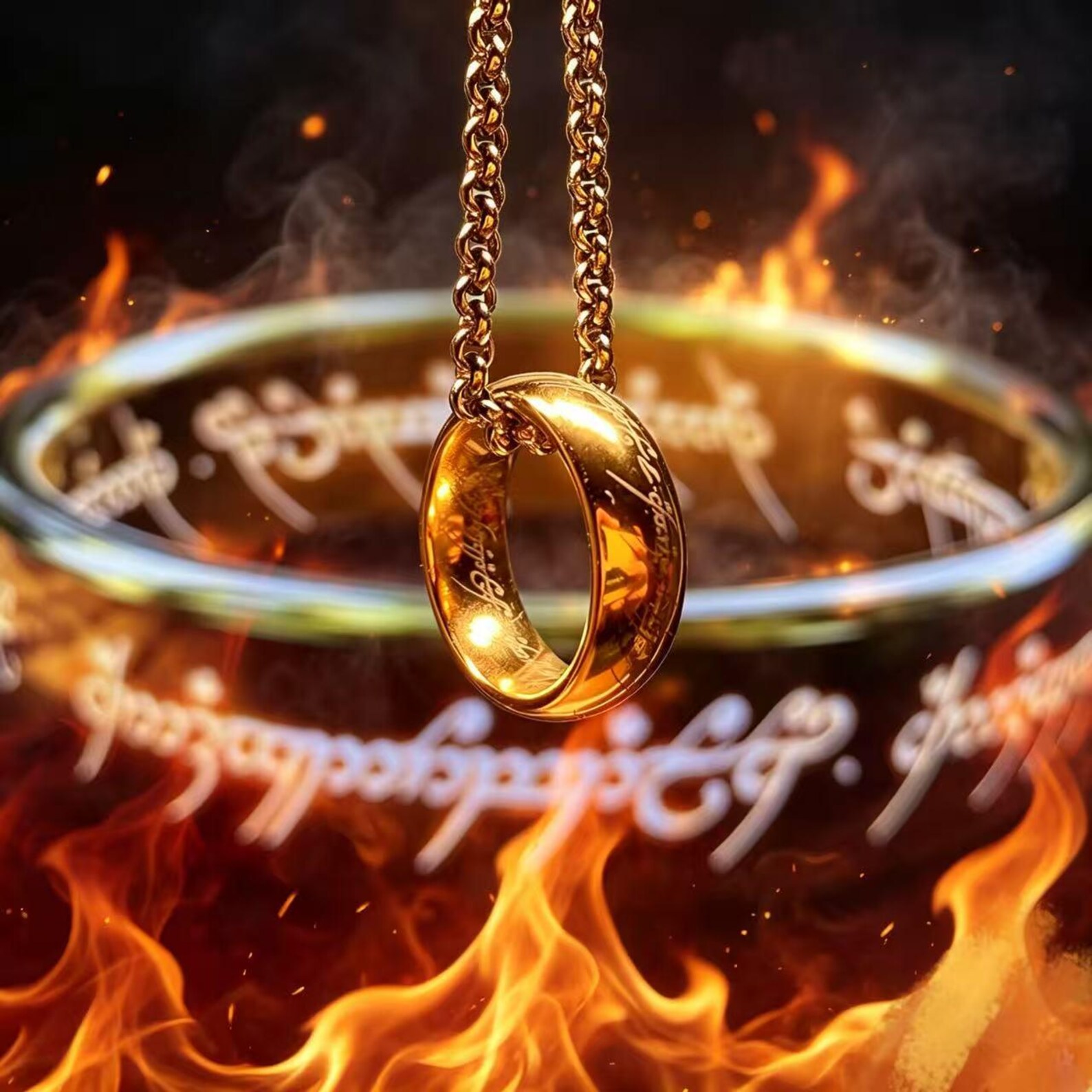 Tungsten Lord Of The Rings Ring