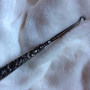Antique Sterling Silver Button Hook