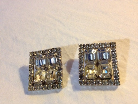 Vintage + Statement Rhinestone Earrings SALE! - image 3