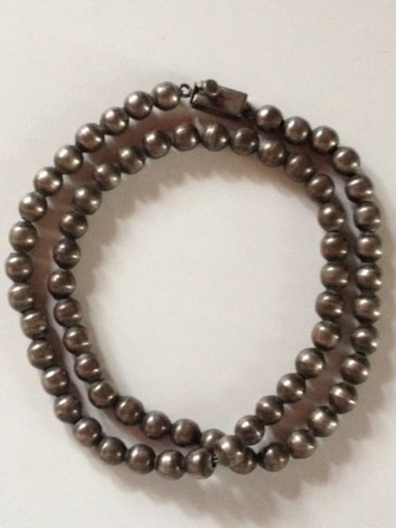 Old Vintage Handmade Sterling Silver Bead 23