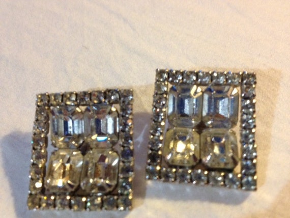 Vintage + Statement Rhinestone Earrings SALE! - image 4