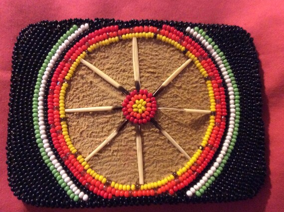 Exceptional Vintage Handmade Native American Bead… - image 1