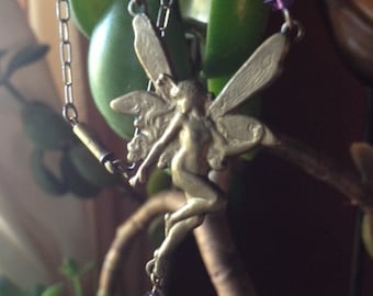 Sale - Classic Vintage or Antique Art Nouveau Fairy Necklace