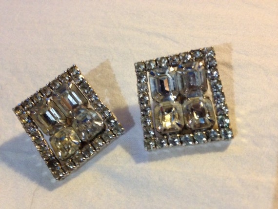 Vintage + Statement Rhinestone Earrings SALE! - image 2