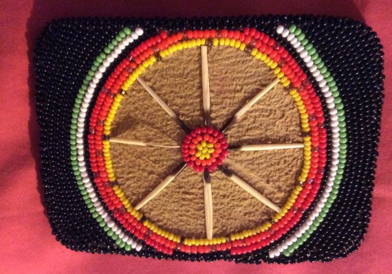 Exceptional Vintage Handmade Native American Bead… - image 3