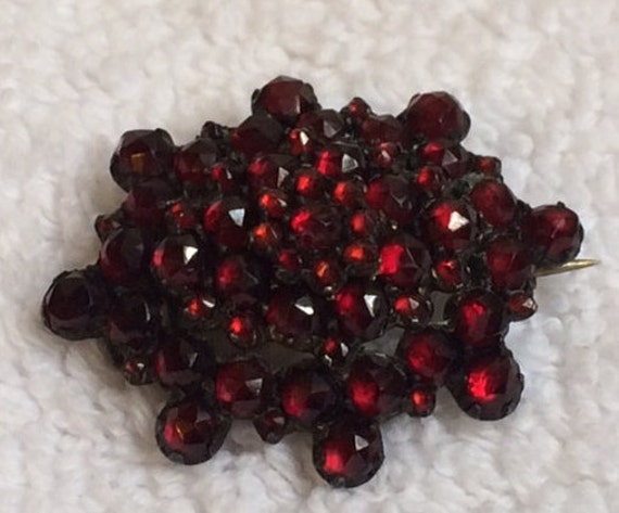 Sale - Antique Victorian Bohemian Garnet Brooch P… - image 5