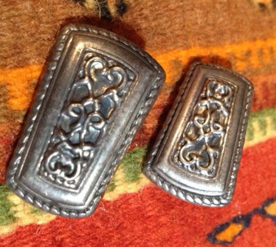 Sale - Vintage Handmade Sterling Silver Earrings … - image 5