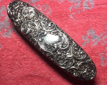 Antique Victorian Hallmarked Sterling Silver Clothes Brush