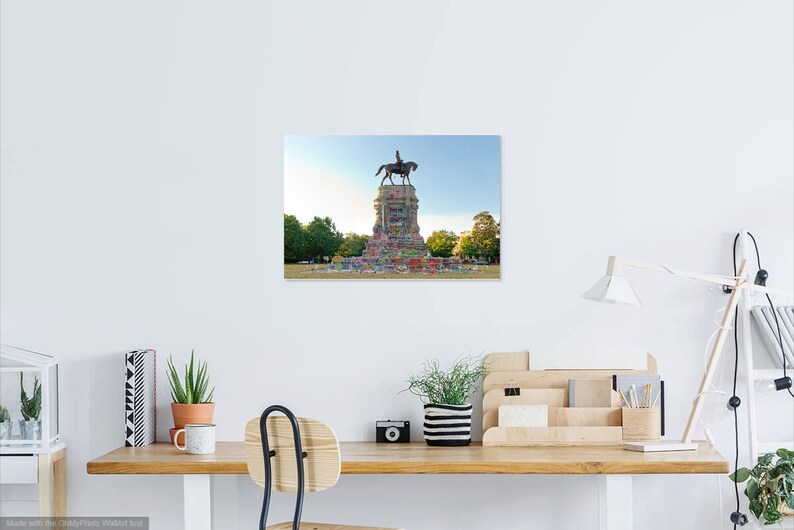 Richmond Virginia Robert E Lee Memorial Graffiti on Monument Etsy.de