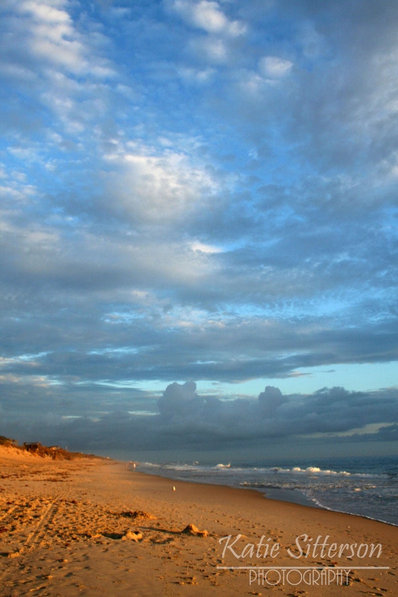 Beach Oceanfront Nags Head North Carolina Photo Art 8x10 Etsy