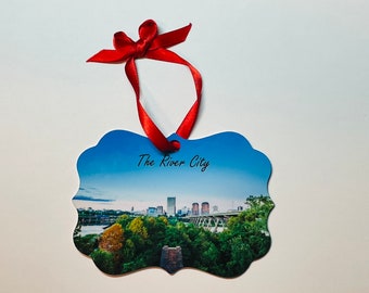 River City Christmas Ornament, Richmond Virginia tree ornament, Christmas Christmas Gift, Gift for Him, Gift for Her