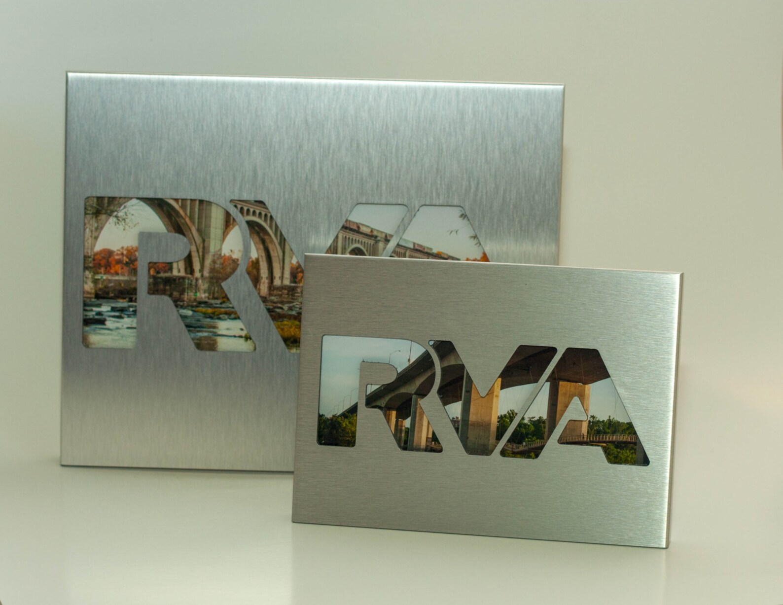 RVA Silver Photo Frame Richmond Va Landscape Picture Frame Etsy