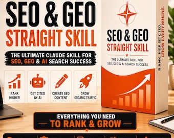 Seo Geo Aeo Claude Skill, AI SEO Writer, AI Search Optimization Prompt, Keyword Research, Technical Seo, Content Strategy Claude skills