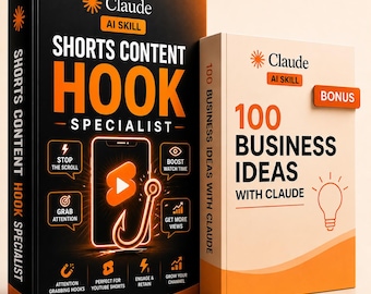 Claude AI Shorts Content Hook Specialist, Viral Hook Generator for YouTube Shorts, Instagram Reels, TikTok, Content Writing Skill Claude