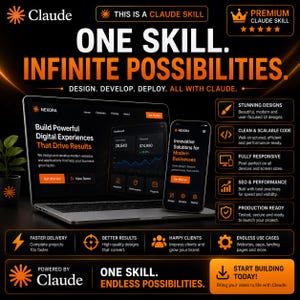 Claude AI Skill, Claude Prompt, Website Builder, Landing Page AI, Web App Design, UI UX Prompt, SaaS Website, Web Design AI, Claude Designer, AI Web Builder, Dashboard Design, App UI Design, Website Prompt