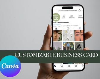 Modern Editable Business Card