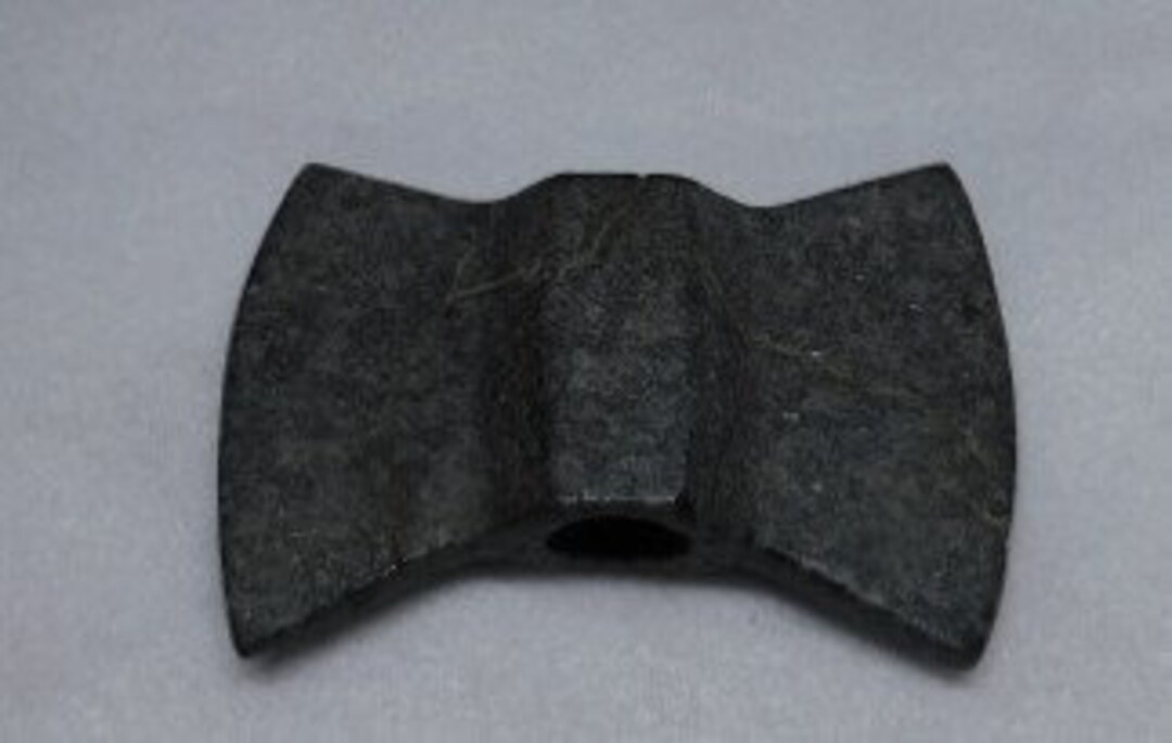 Granite Bowtie Bannerstone Indian Artifact Relic Hard Stone Tool