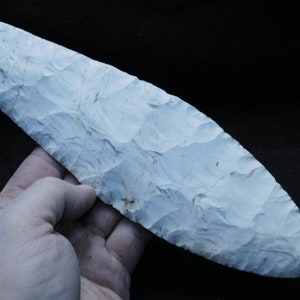 Large Flint Blade Tool Knife Indian Arrowhead Artifact