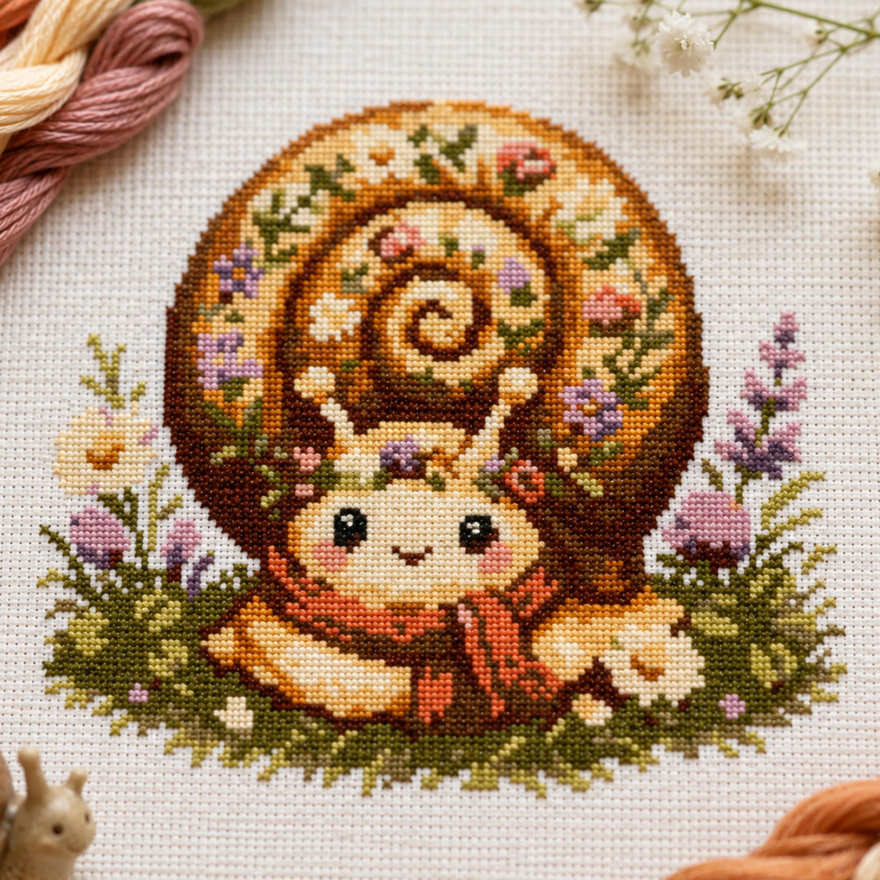 Flower fairies cross stitch - Etsy 日本