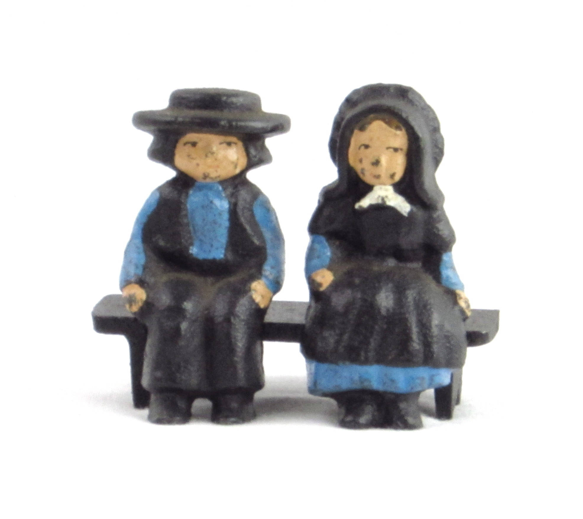 Miniature Amish Family Unique Figurines Vintage Home Decor Etsy UK