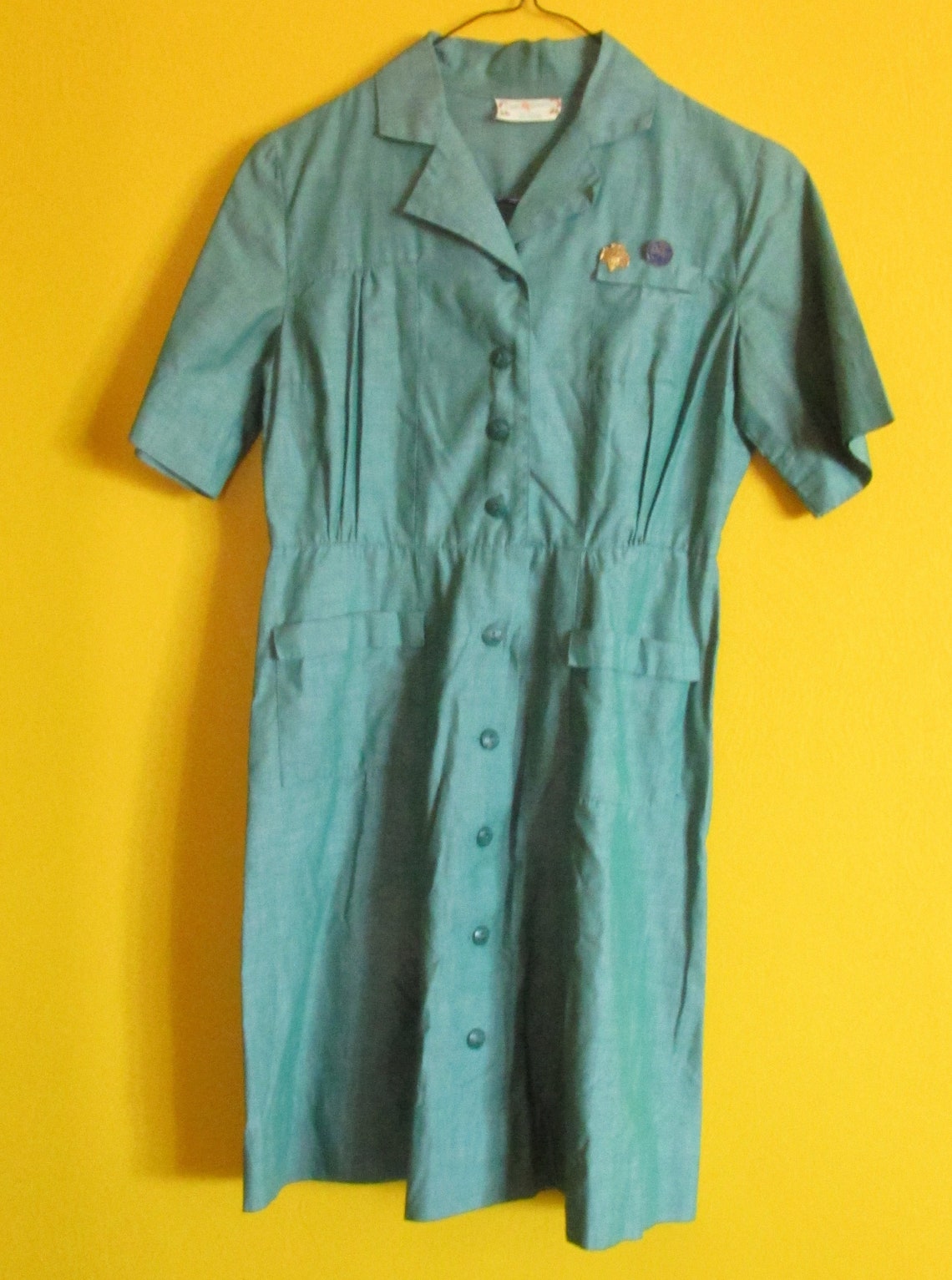 Official 1950s Girl Scouts Uniform 100 Wool Cap Bow Etsy