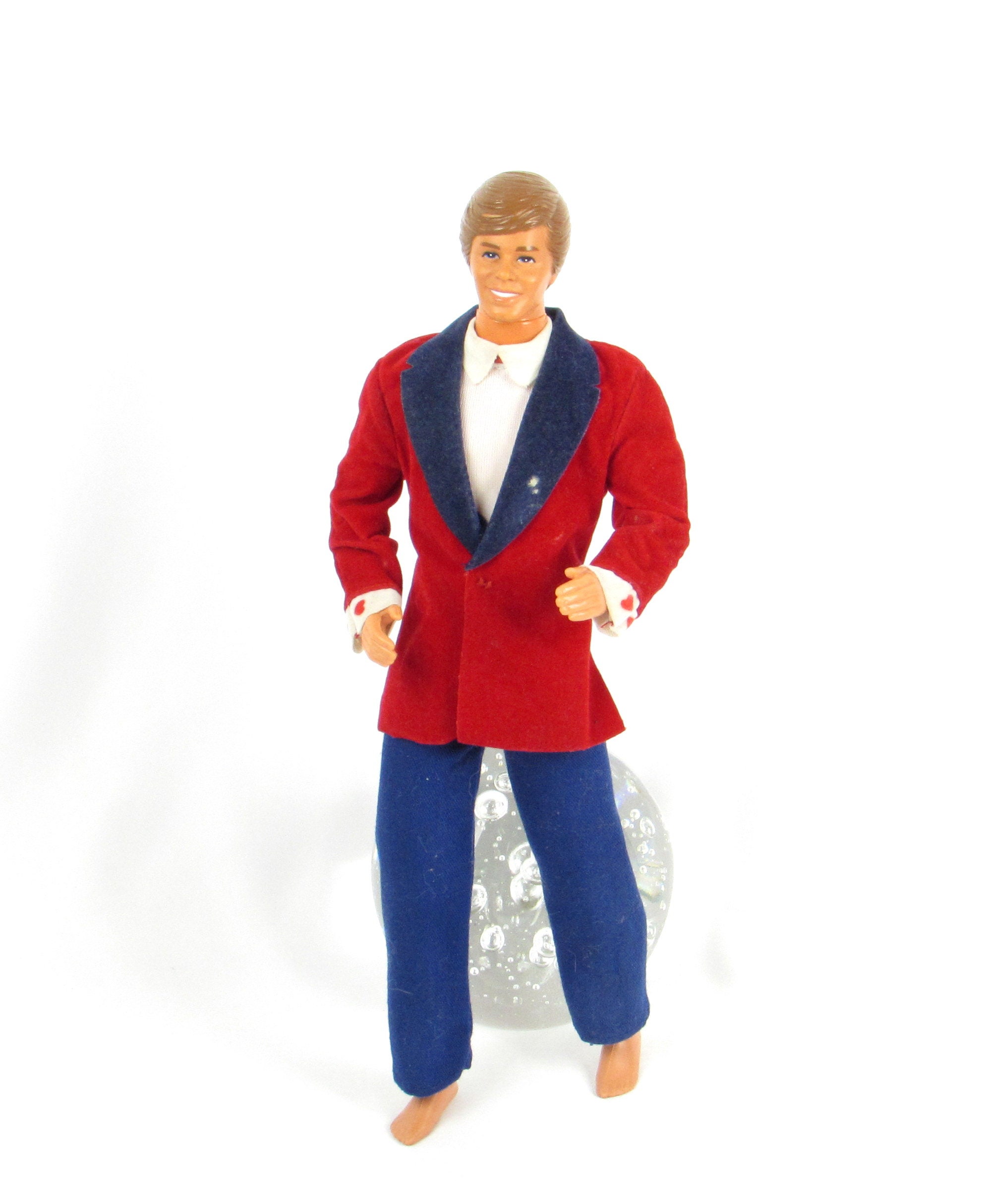 Poupée Barbie Ken en costume velours bleu - Mattel - Homme en