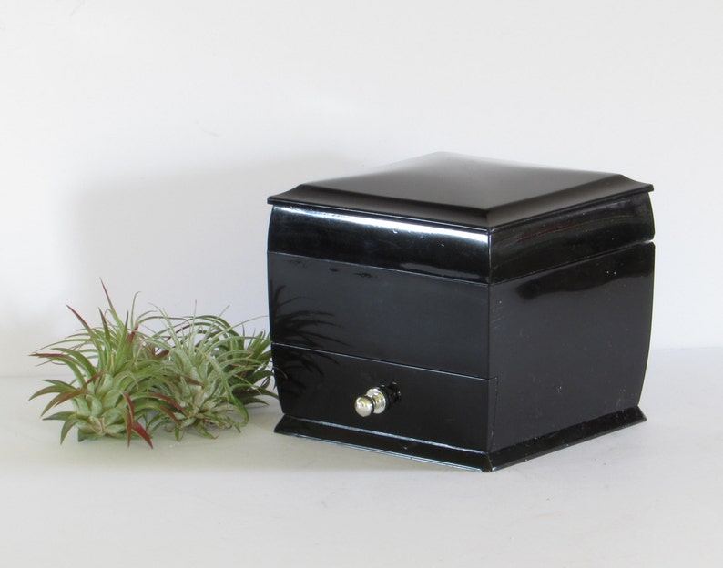 Men's Jewelry Box with Mirrored Interior and Compartment Etsy