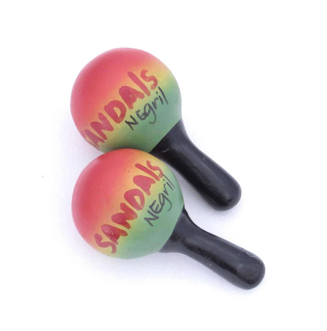 Petite Jamaican Musical Maracas Set in Red Orange Yellow and Etsy