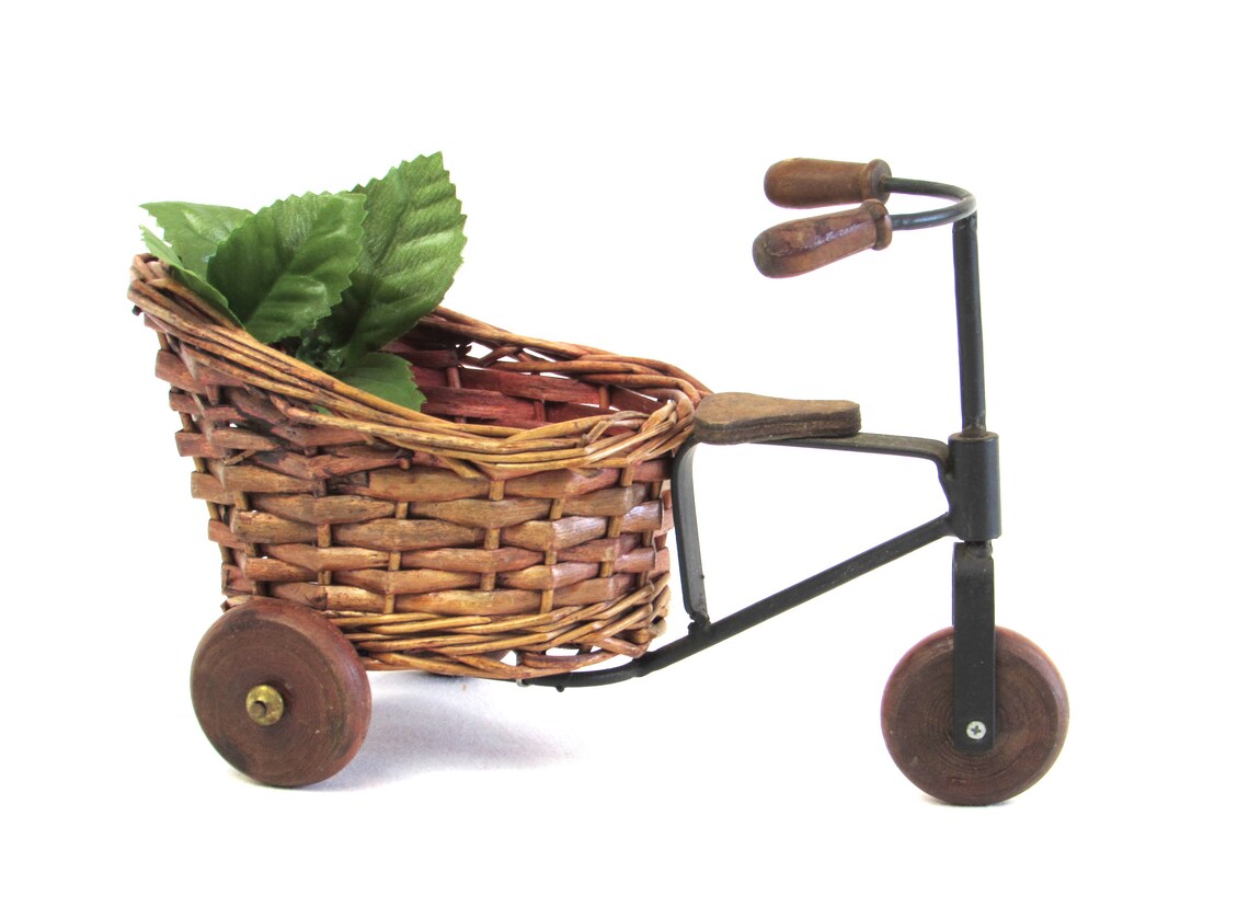 old fashioned bikes with baskets for sale